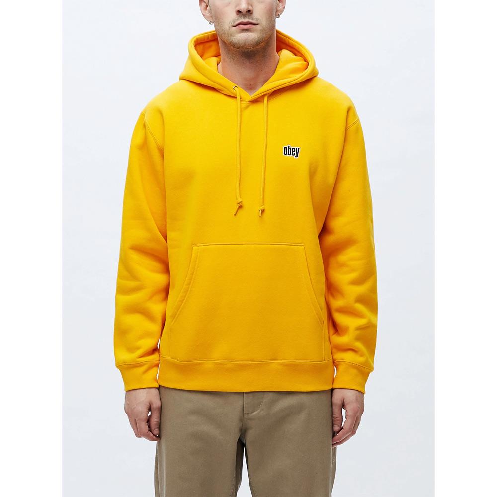 yellow obey hoodie