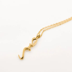 Patience Calligraphy Necklace - SMFash