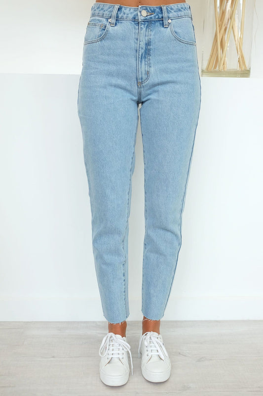 94 High Straight Petite Jeans in Walk Away Blue - Glue Store