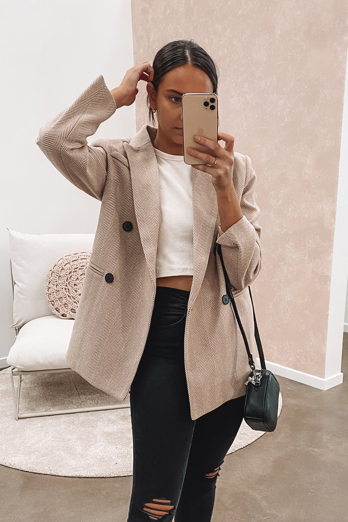 Bailee Blazer Beige - Jean Jail