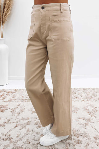 Avia Pant Taupe - Jean Jail