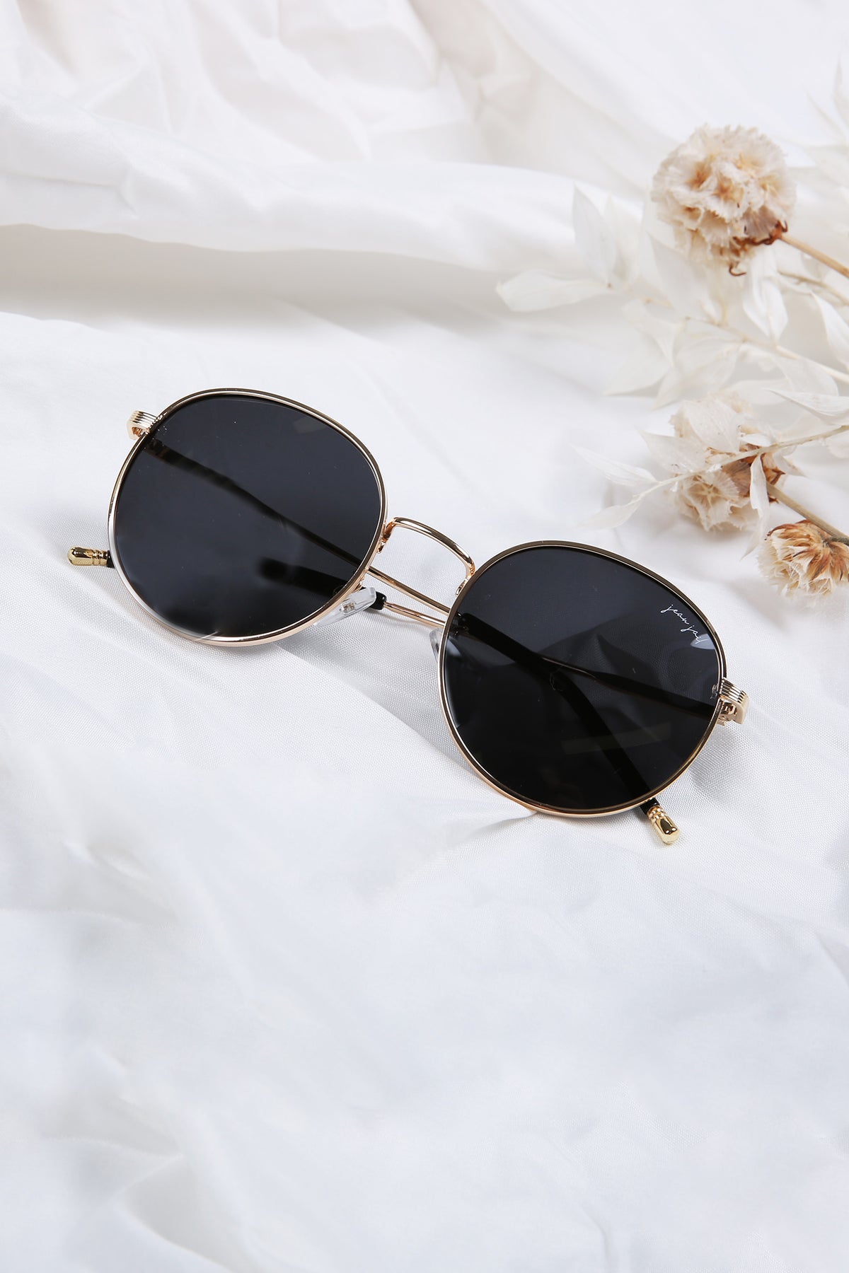 JJ Empire Sunglasses Gold // Black - Jean Jail