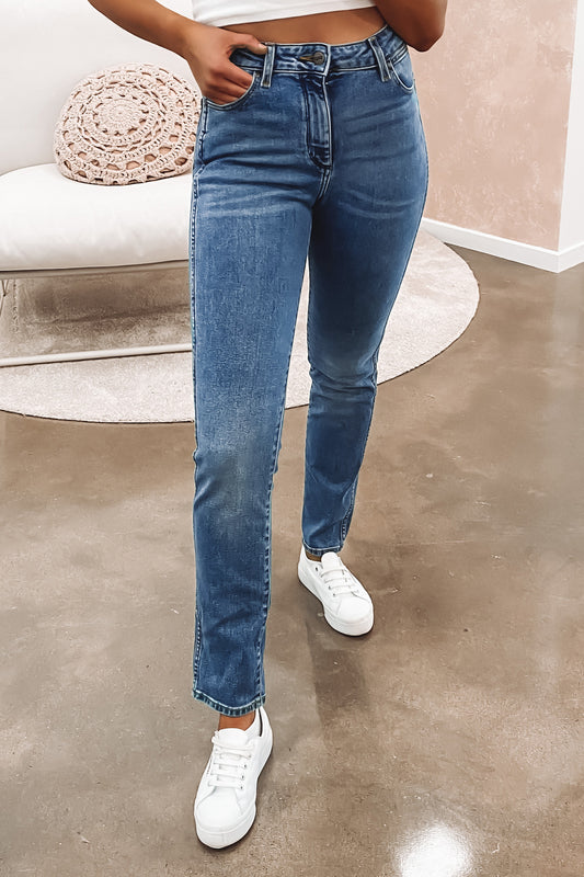 Dallas Low Bootcut Jean Sunshine Blue - Jean Jail