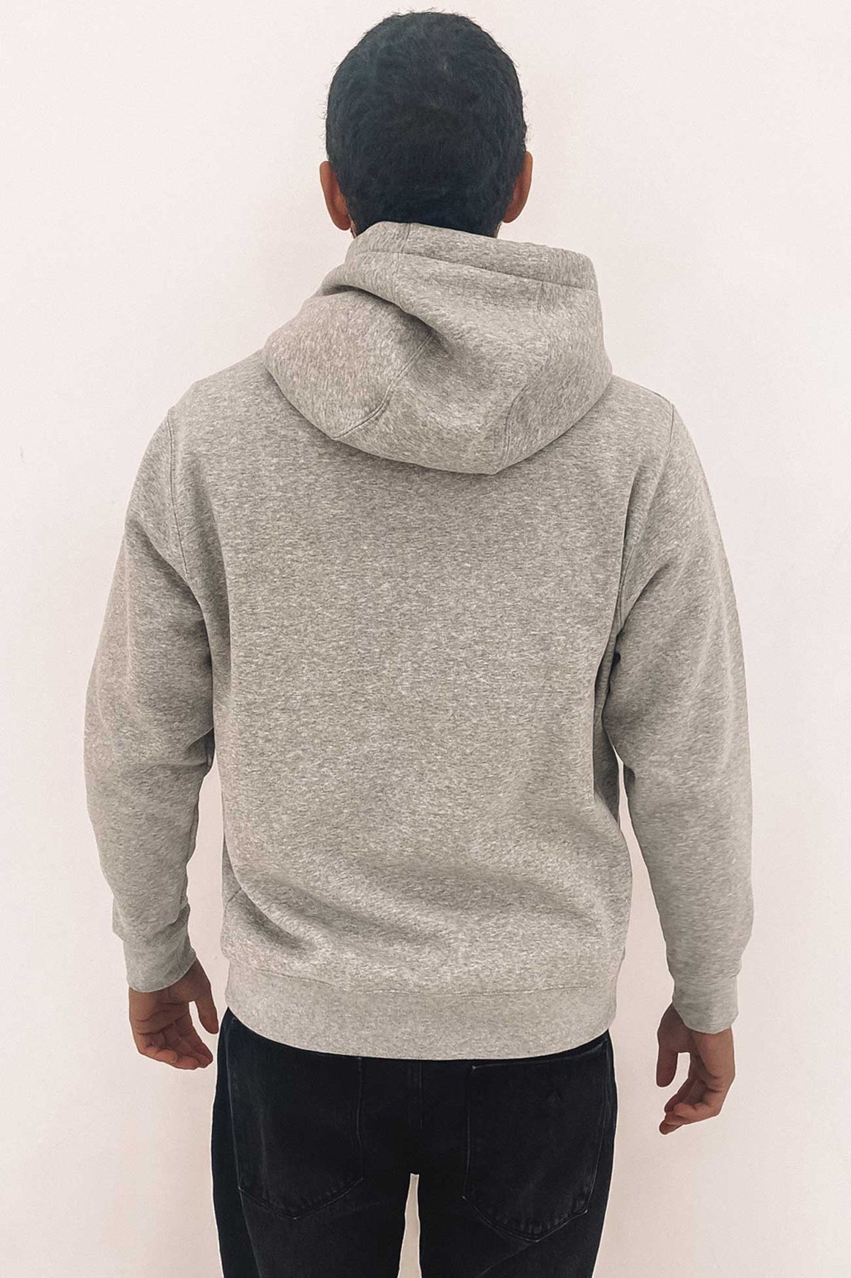 Nike Sportswear Club Fleece Pullover Hoodie Dark Grey Heather