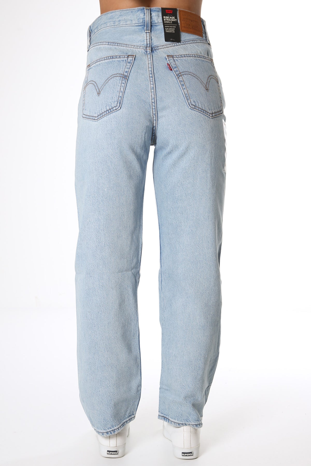 Ribcage Straight Ankle Jeans Middle Road - Jean Jail