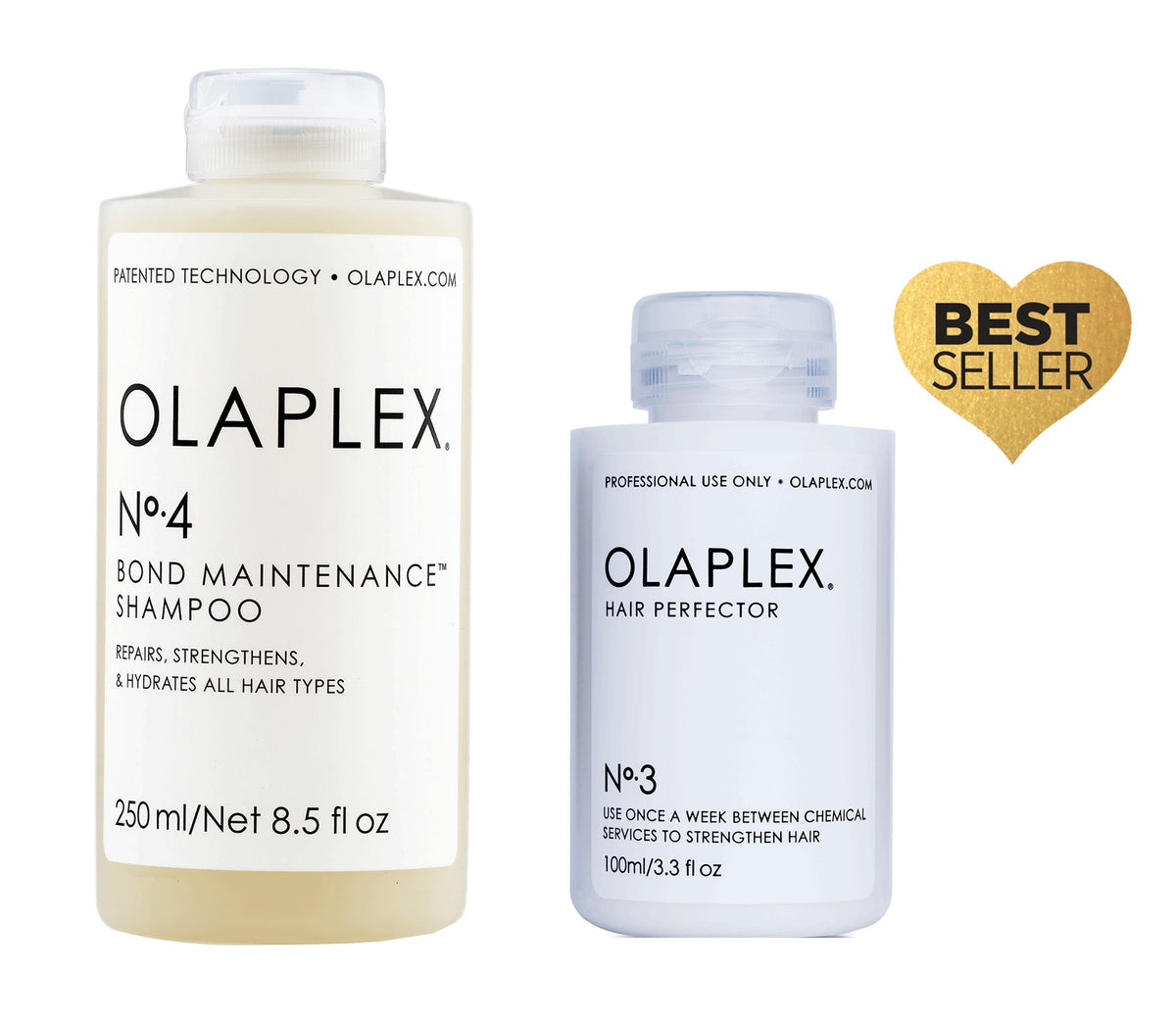 Olaplex Shampoo No4 Hair Perfector No3 Duo — Cream and Powder
