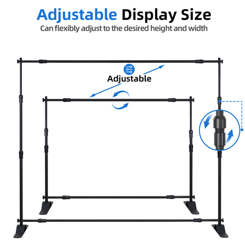 multiple size of adjustable backdrop stand