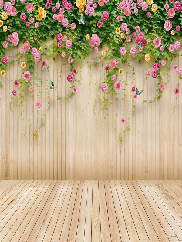 Buy discount Kate Flower Wall Backdrop Wood Floral Background for  photography uk – Kate backdrop UK