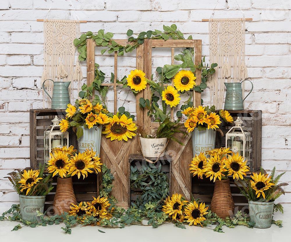 Kate Spring Sunflowers Backdrop Designed by Emetselch – Kate backdrop UK