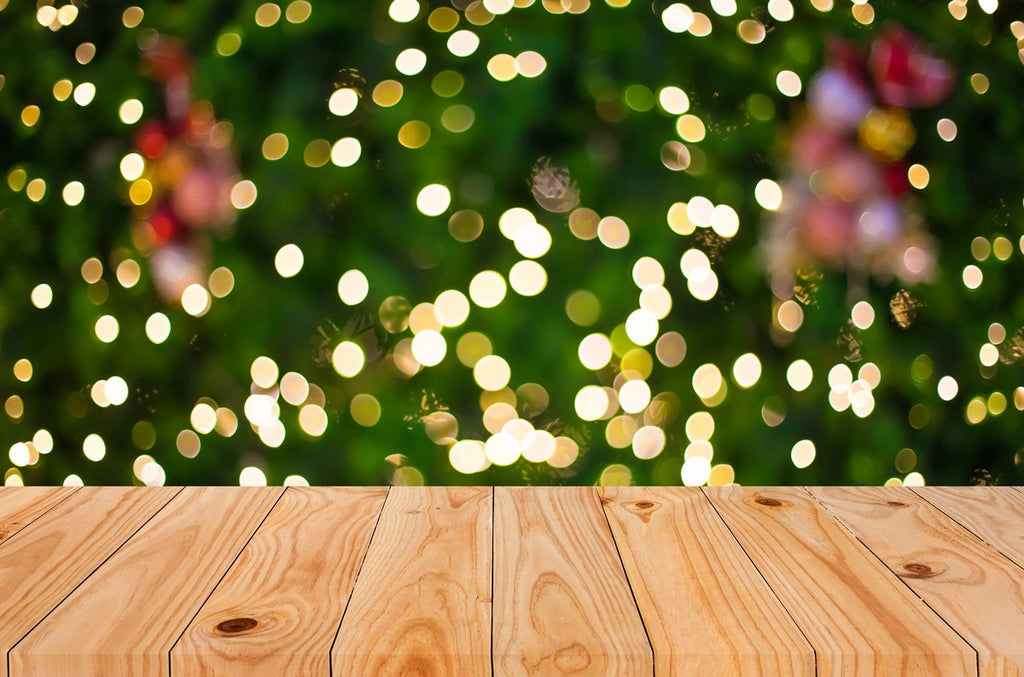 Download Buy Discount Kate Wooden Floor Green Blurring Background Christmas Backdrop Uk Kate Backdrop Uk PSD Mockup Templates