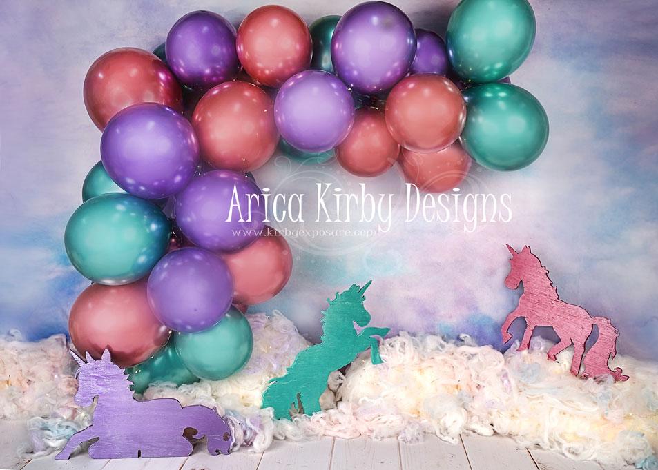 Buy discount Starting from 21.6GBP Kate Pastel Balloons Birthday Backdrop  for Photography,Absolutely without tax to Europe