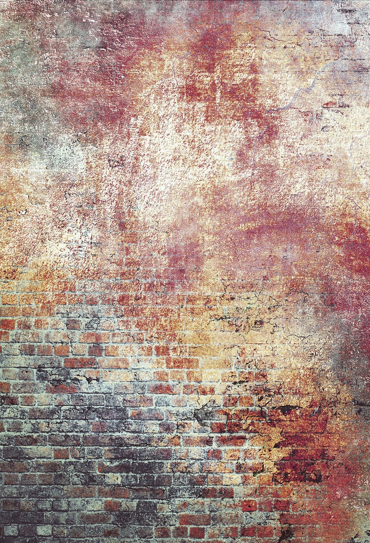 White Brick Wall Photography Backdrop UK for Studio LV-138