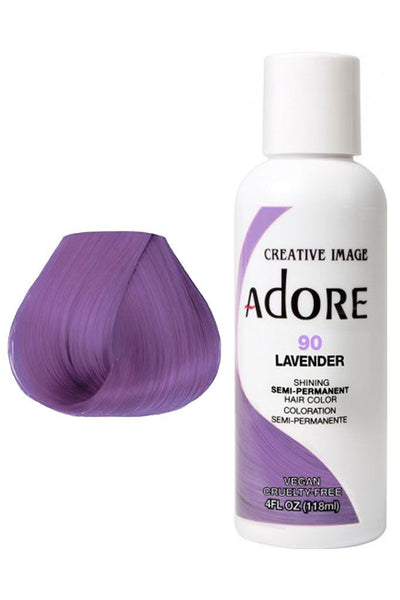 Adore Semi-Permanent Haircolor #140 Neon Pink 4 Ounce (118ml) (3