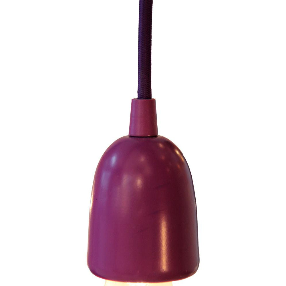 purple light fitting