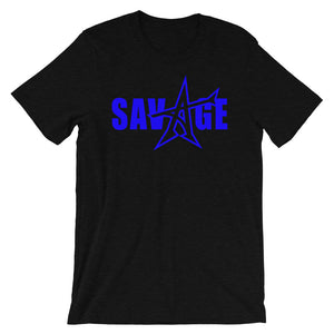 "SAVAGE" T-shirt (blue print)