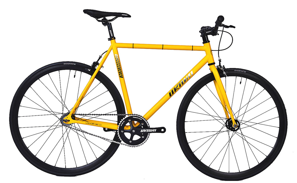 yellow fixie