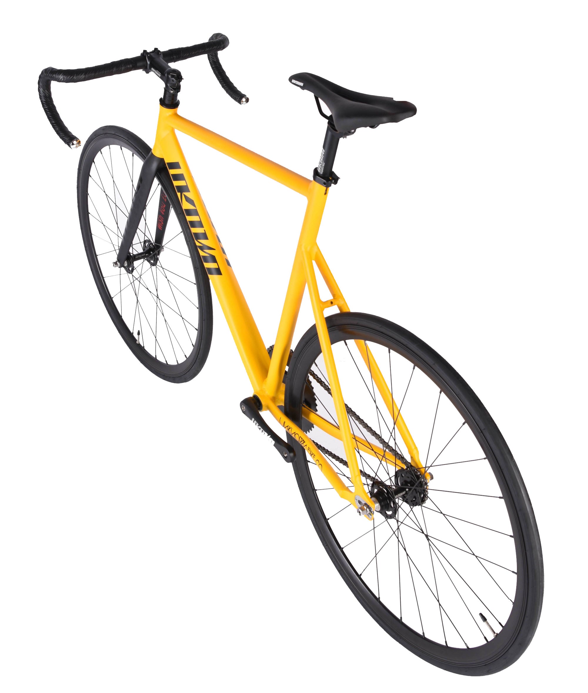yellow single speed bike