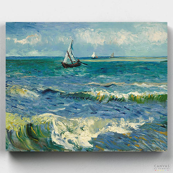 Les Saintes Maries de la Mer del pintor Vincent Van Gogh