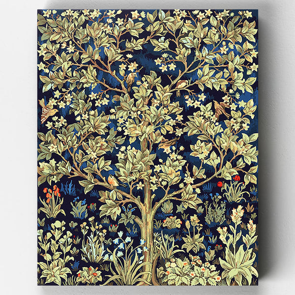 Pintar por números Árbol de la Vida de William Morris