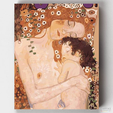 Gustav Klimt's Mother and Daughter