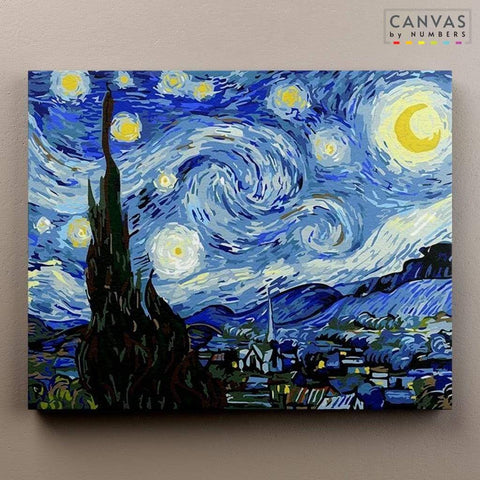 Vincent van Gogh's Starry Night Paint by Numbers