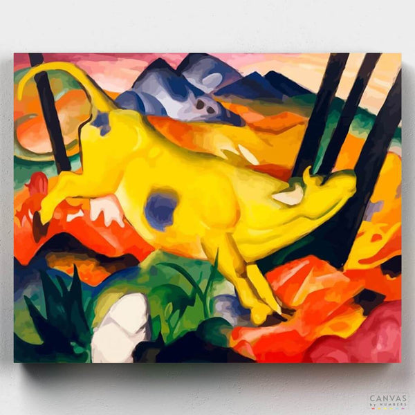 Vanguardismo en pintura: la vaca amarilla del expresionista Franz Marc