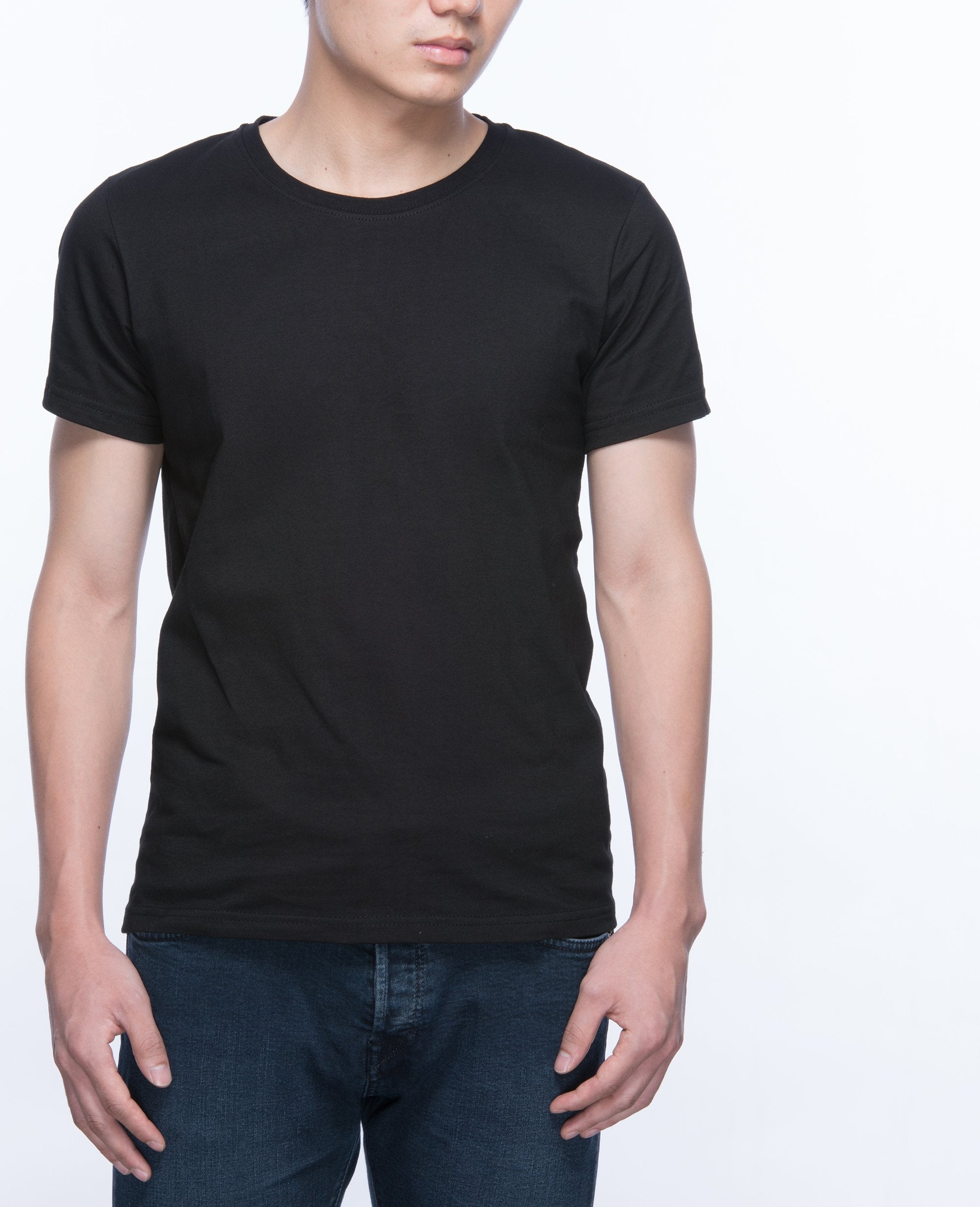 Basic Extended Black T Shirt Black Tshirt Men Black Tee Men Black Tshirt