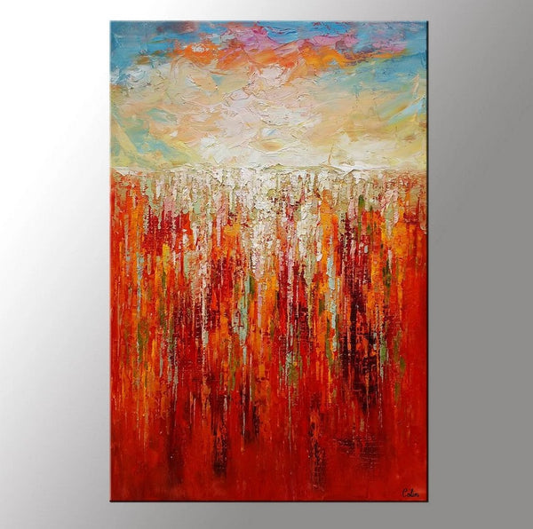 Extra large canvas painting, huge paintings, heavy texture paintings, abstract wall art 