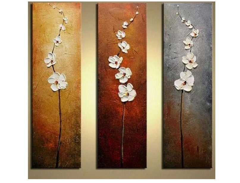 Acrylic Flower Paintings, Acrylic Wall Art Painting, Flower Painting, Texture Painting, Painting for Sale