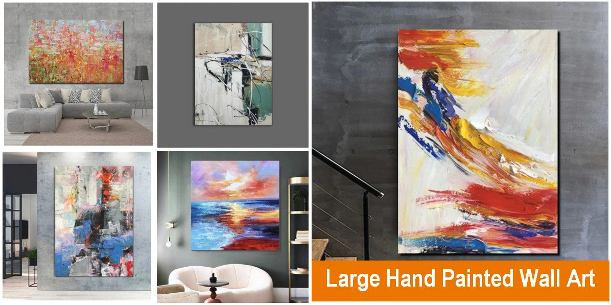 Large Abstract Paintings for Dining Room, Simple Easy Acrylic Painting Ideas, Contemporary Canvas Wall Art Paintings, Original Paintings for Sale, Modern Living Room Wall Art Ideas