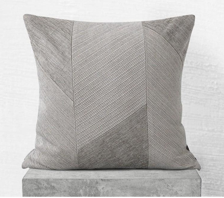 Light Gray Decorative Pillows, Modern Throw Pillow, Modern Sofa Pillows, Decorative Pillows for Couch