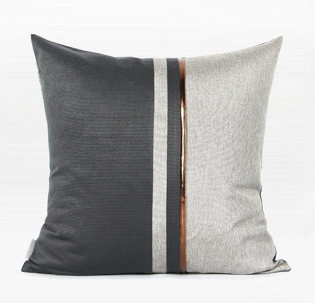 Modern Sofa Pillows, Dark Gray Throw Pillows, Decorative Pillows for Couch, Simple Modern Pillows, Contemporary Throw Pillows