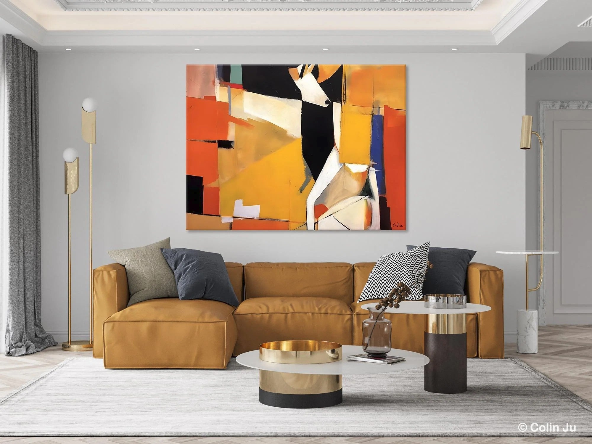 Extra Large Paintings for Living Room, Hand Painted Wall Art Paintings, Original Abstract Acrylic Painting, Abstract Wall Art for Dining Room