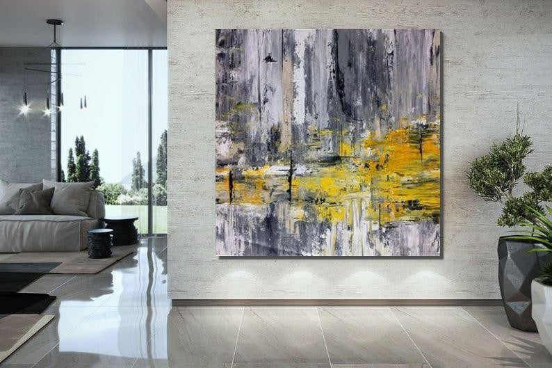 Bedroom Wall Painting, Large Paintings for Living Room, Hand Painted Acrylic Painting, Modern Contemporary Art, Modern Paintings for Dining Room