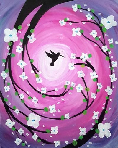 40 Easy Painting Ideas for Kids, Easy Acrylic Painting on Canvas, Easy Landscape Painting Ideas,  Simple Painting Ideas for Beginners, Easy Bird Flower Wall Art Paintings