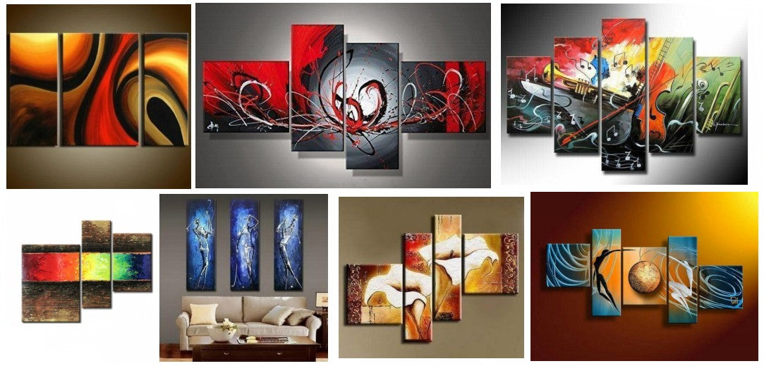 Large Modern Wall Art Paintings on Canvas, Simple Modern Art ...