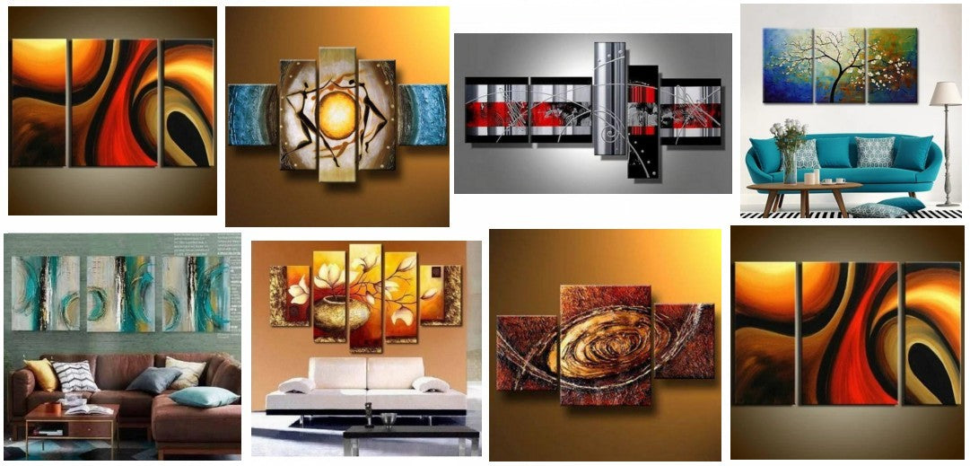 Extra Large Abstract Wall Art Paintings, Living Room Canvas Paintings ...