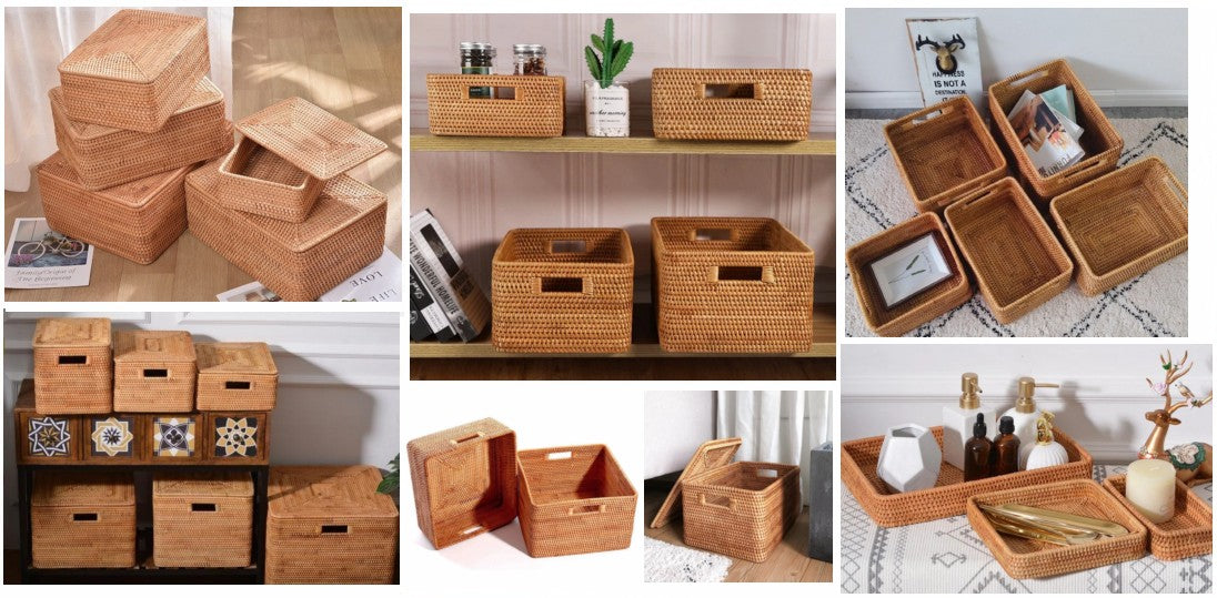 Storage baskets for bathroom, storage baskets for clothes, rectangular storage baskets, small storage baskets for bathroom, round storage baskets, large storage baskets, handmade rattan storage baskets, storage baskets for shelves, storage baskets for bathroom shelves, wicker storage baskets for bathroom