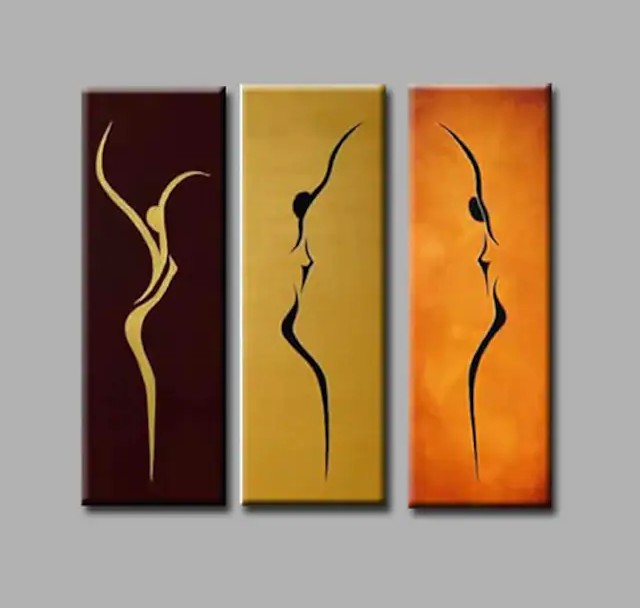 Simple Painting Ideas for Living Room, Hand Painted Wall Art, Acrylic Painting on Canvas