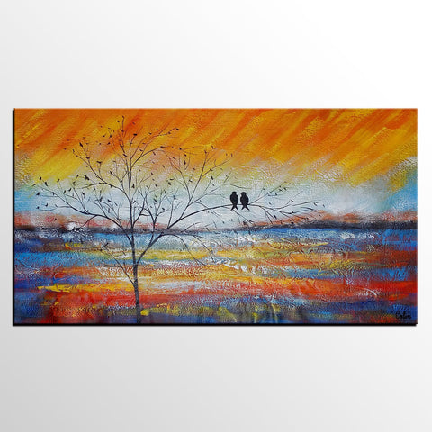 Multicolor Modern Nature Bird Canvas Acrylic Paintings, Shape: Rectangular,  Size: 24 X 24 Inch at Rs 3200 in Azamgarh