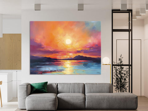 Large Painting on Canvas, Living Room Wall Art Paintings, Acrylic Abst –  Art Painting Canvas