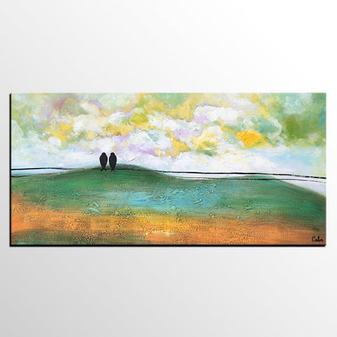 Large Acrylic Painting, Simple Canvas Painting, Abstract Painting