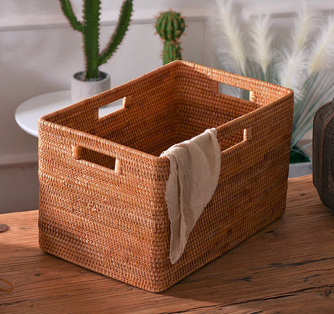Storage Basket for Shelves, Large Rectangular Storage Baskets