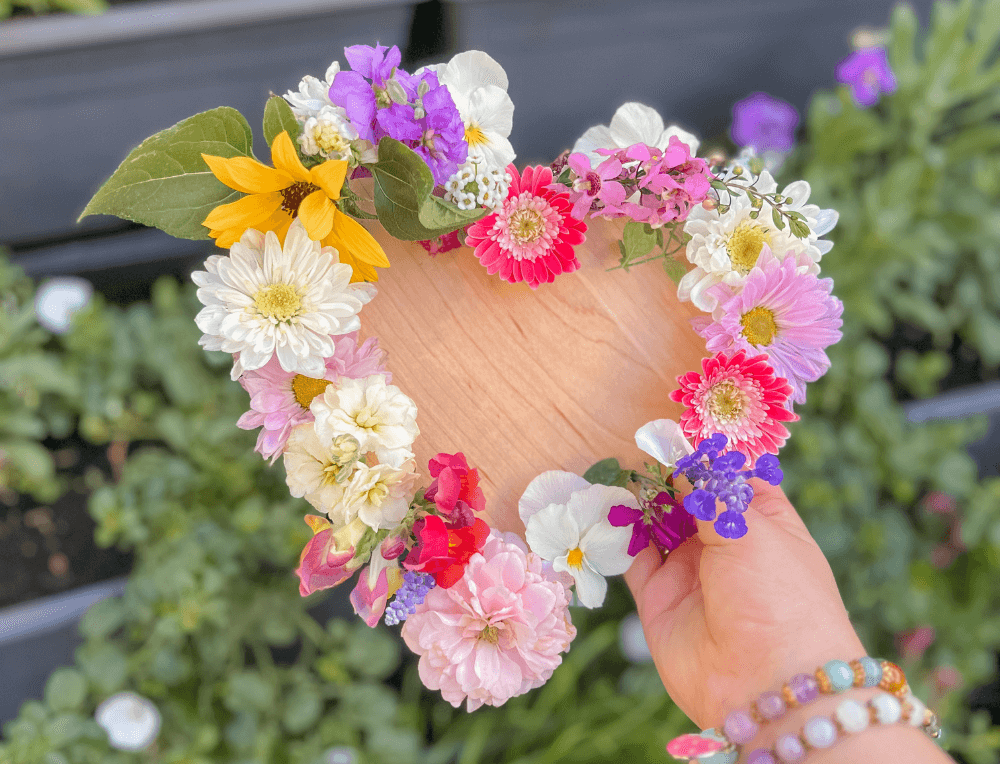 Nature Threading Activity with Treasures From Jennifer Heart Lacing Board