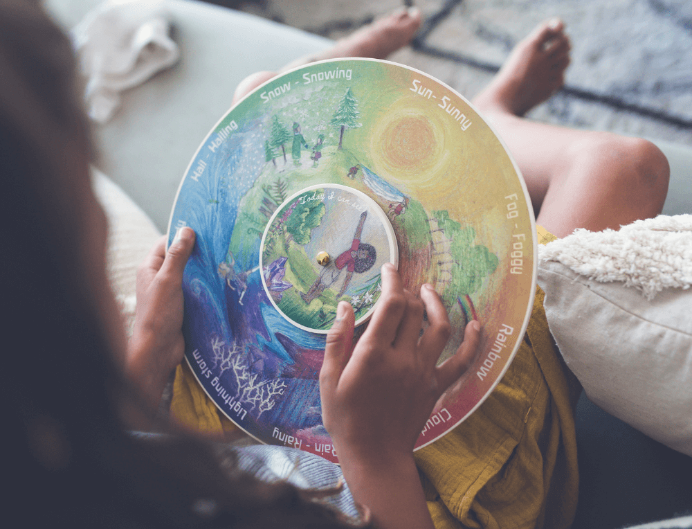 Weather Tracking with the Wilded Family Weather Wheel