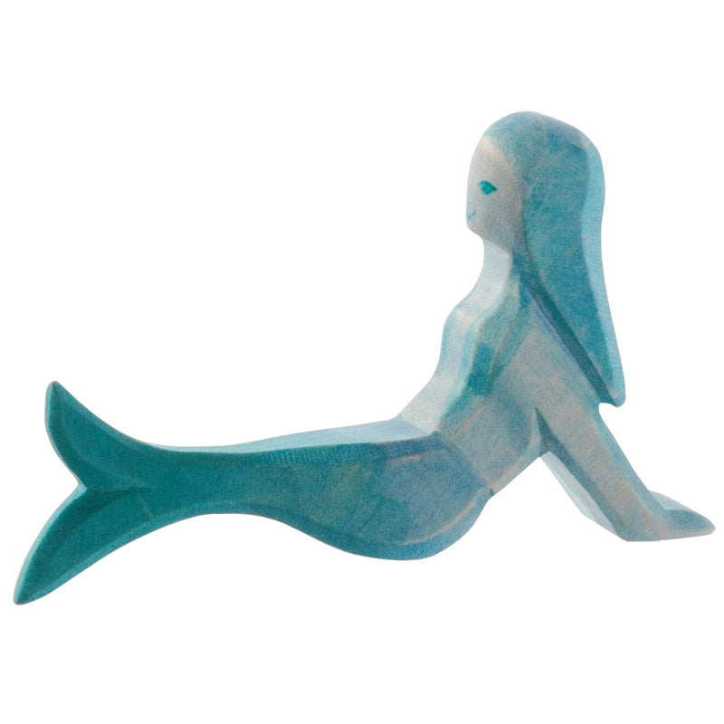 wooden mermaid toy