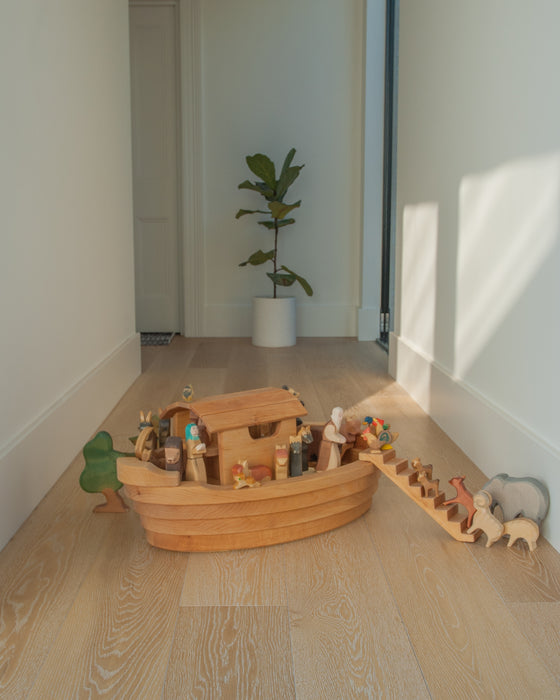 noah's ark wooden toy set australia