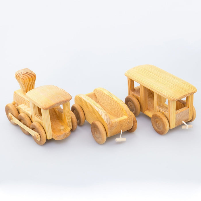 big wooden train