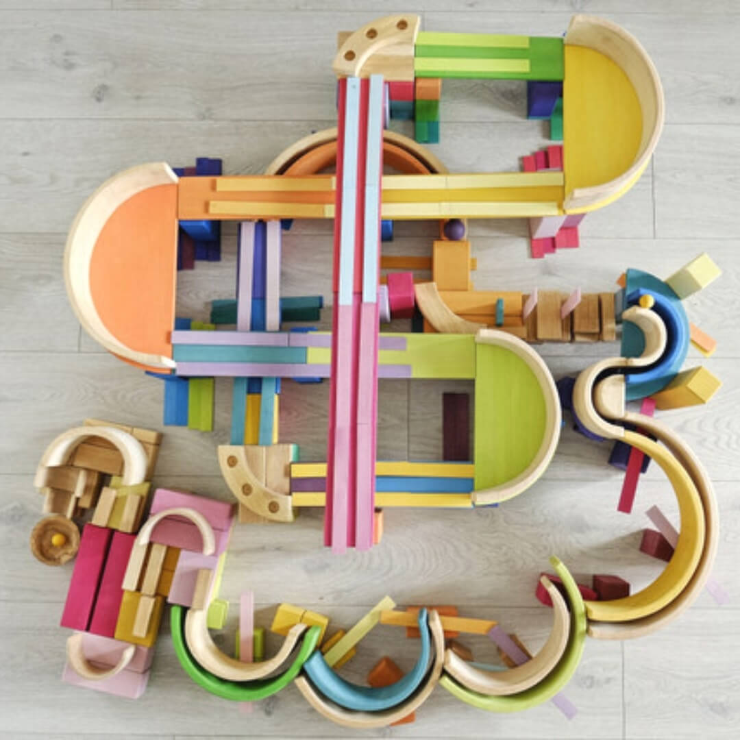 EPIC DIY marble run creations with open-ended wooden toys