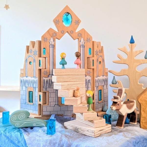 Bookish Play with The Ice Princess: Small World Play with Regenbogenland Castle